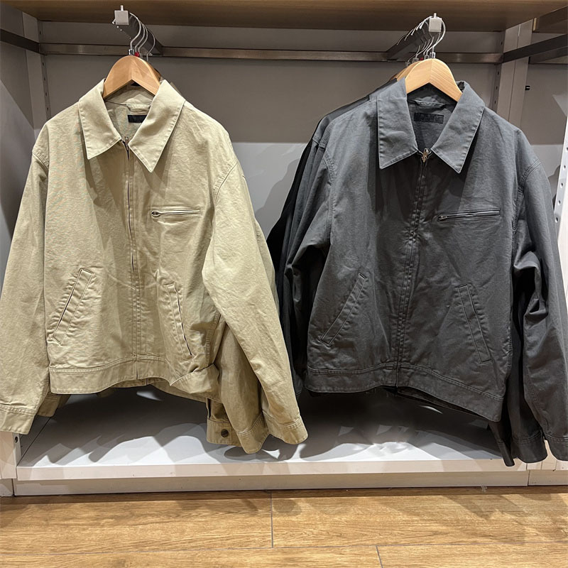 Japanese Style Men's and Women's Casual Zipper Jacket/Coat Detroit Jacket Spring Vintage Jacket 475681