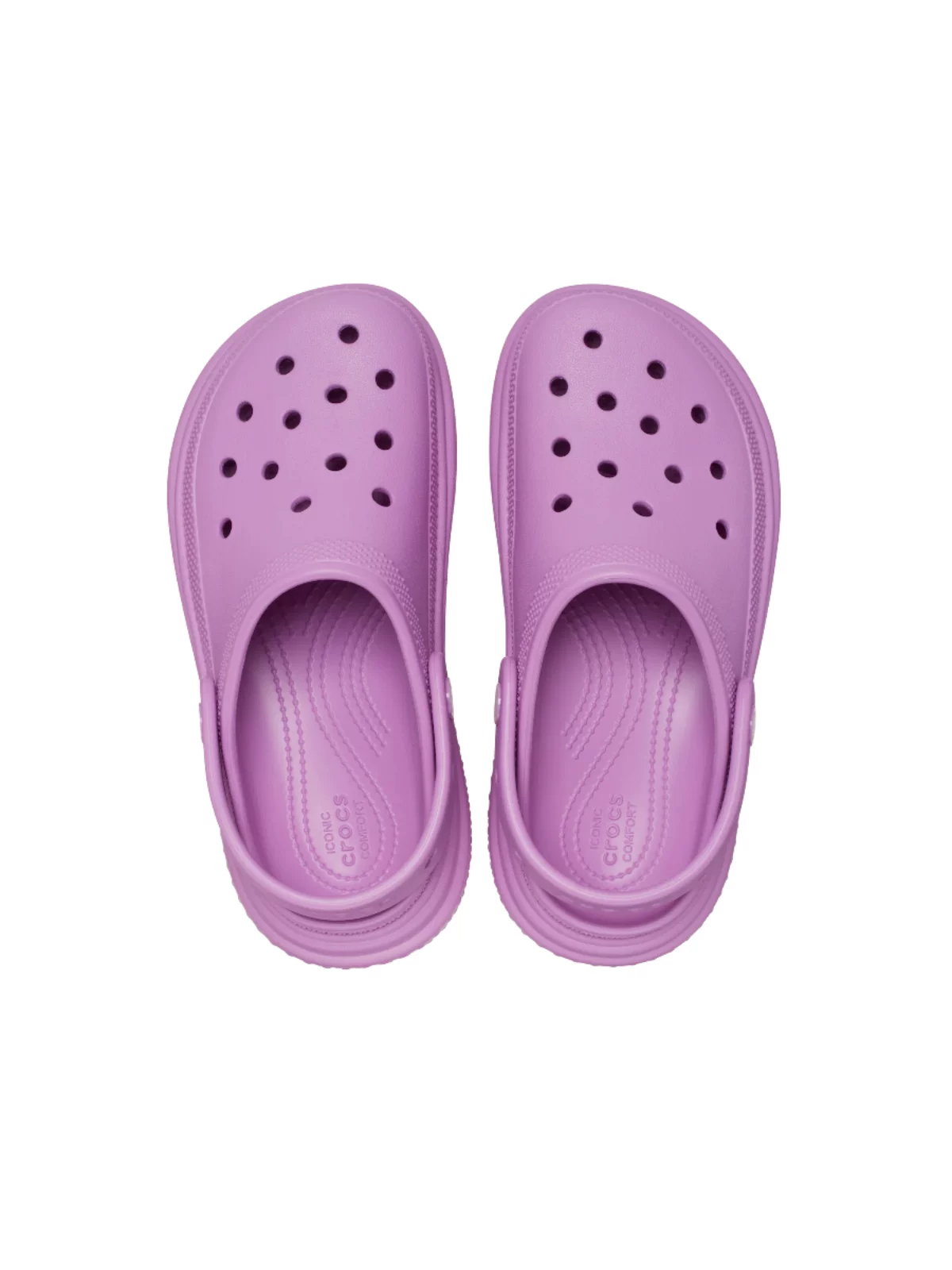 Корейская официальная прямая покупка посылка CROCS дырчатые туфли мужские и женские классические STOMP высокие каблуки 6,9 см