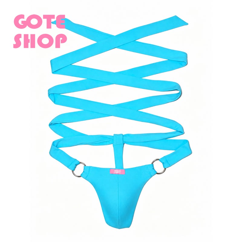 Gote Shop DIY Styling [Zygote] Extra-Long Strap DIY Styling Single-Piece Men's Underwear Thong