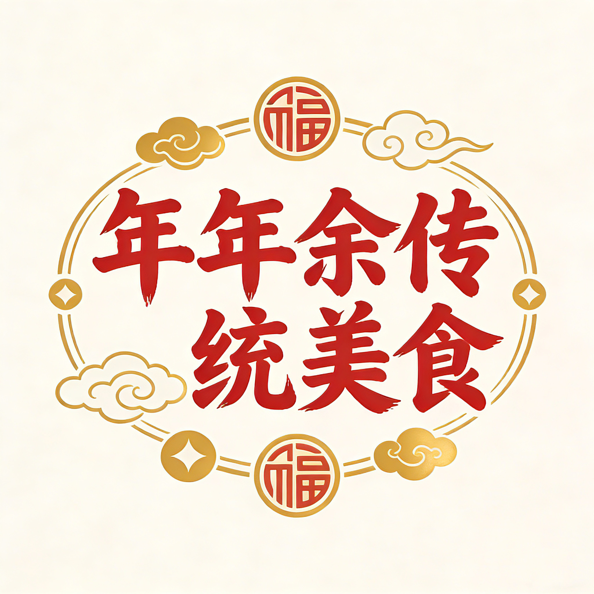 年年余传统美食的LOGO