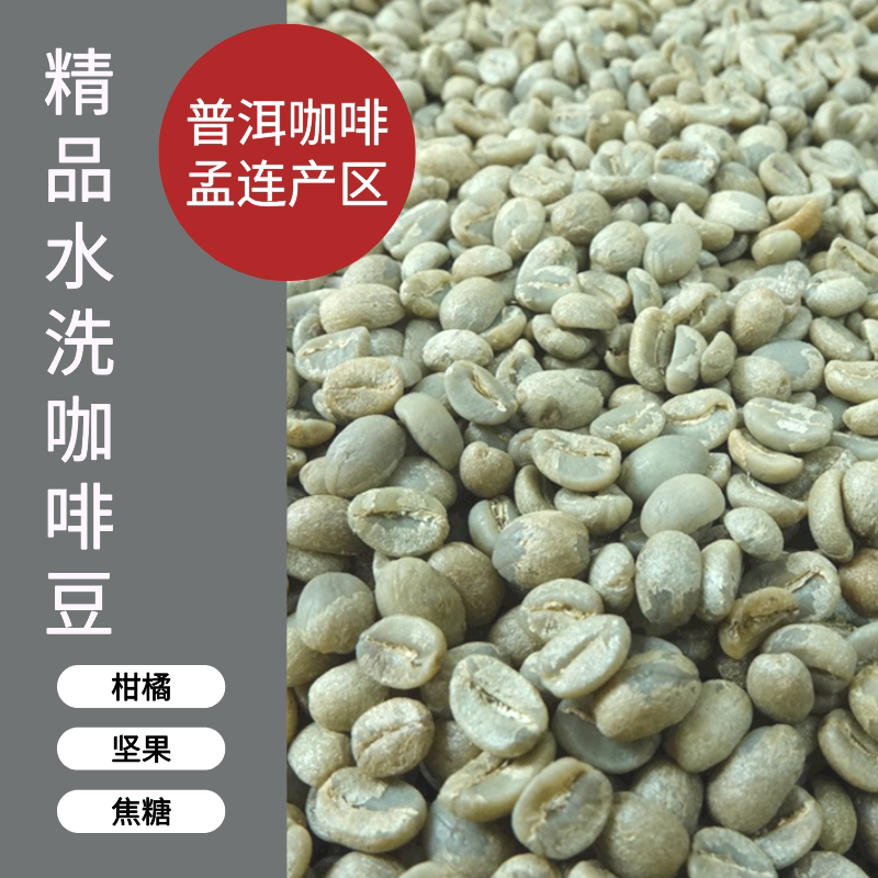 Washed Coffee Beans, Yunnan Pu'Er Menglian Specialty Coffee Green Beans, Arabica Variety, 2026 New Harvest Season