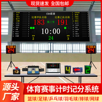 Electronic scoreboard basketball game stadium software timing and scoring system basketball 24-second timer football