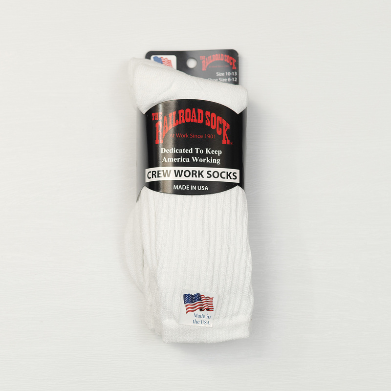 The Railroad Sock / Crew Work Socks Socks (Three Pairs Per Pack)