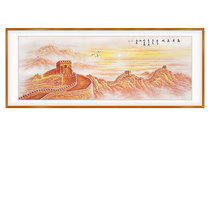 Hand-painted landscape Chinese painting Great Wall Jinshan backer picture living room sofa boss office background wall hanging painting