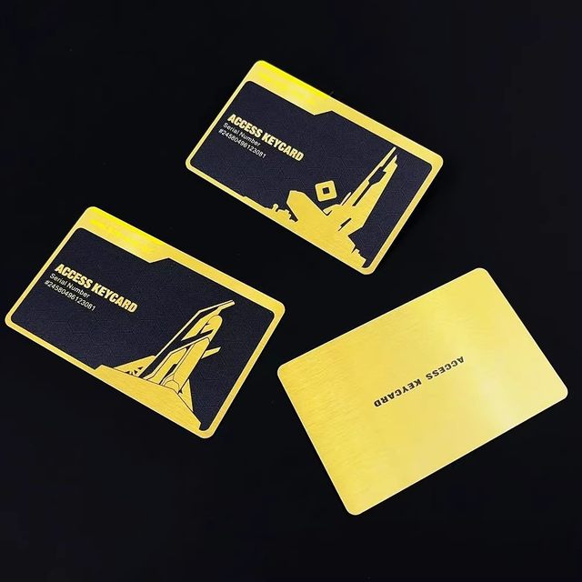 Delta Force Nfc Activation Card Mobile Game Collectible Card Etched Gold Rose Model Red Wolf Gold Foil Rose Flower Gift