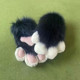Cat Claw Gloves Finished Product Furry Costume Gloves Colorful Animal Claw Gloves with Squeaky Nails Plush Costume Accessories