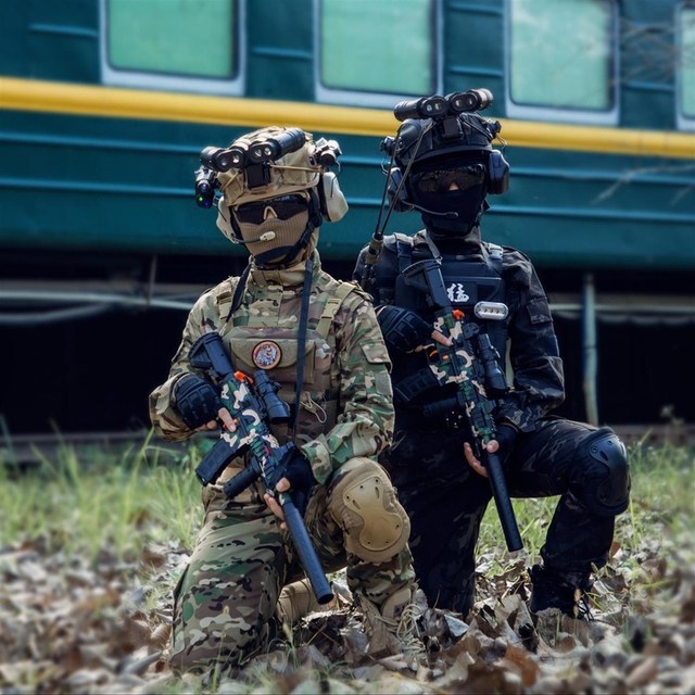 Delta Force Weilong Suit Full Set of Equipment Special Forces Combat Uniform Same Style Cosplay Children's Clothing Outfit