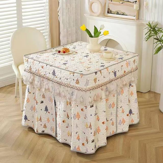 New Square Electric Heater Cover for Home Use, Table Cover for Electric Heating, Electric Stove Cover