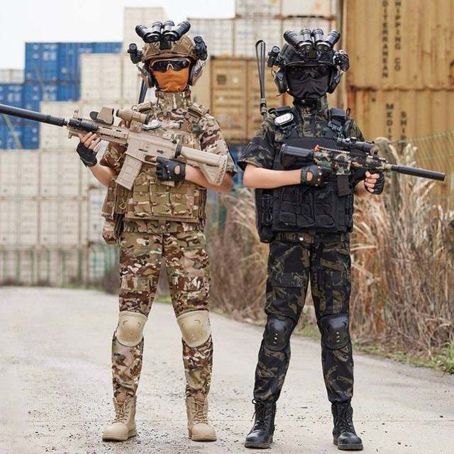 Delta Force Weilong Suit Cosplay-Style Children's Clothing Helmet Full Set of Equipment Tactical Combat