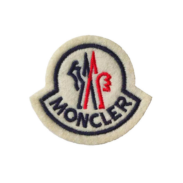 New Moncler Embroidered Logo down Jacket Patch Clothing Patch Sweatshirt Hat Patch Q Logo Patch New Style
