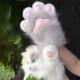 2D fursuit finished gloves colorful cat claws cos fully assembled accessories furry cat girl paws squeaking ready stock