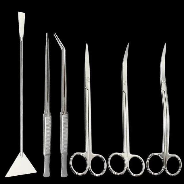 Mirror Surface Aquatic Plant Landscaping Straight Scissors, Wave Scissors, Aquatic Plant Landscaping Tools, Ad Quality Stainless Steel Aquatic Plant Scissors