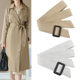 Simple and Versatile Trench Coat Belt for Women, Fabric Belt for Coat Decoration, Khaki Fabric Strip Waistband and Sleeve Belt