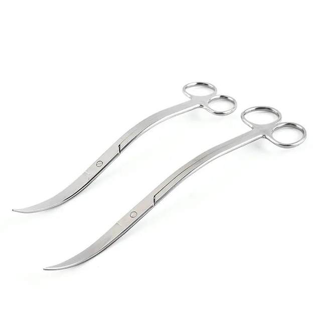 Mirror Surface Aquatic Plant Landscaping Straight Scissors, Wave Scissors, Aquatic Plant Landscaping Tools, Ad Quality Stainless Steel Aquatic Plant Scissors