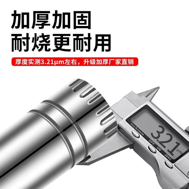 Thickened Chimney Pipe, White Iron Sheet Stove Chimney, Household Heating Stove Chimney Pipe, Wood Stove Honeycomb Coal Chimney Pipe