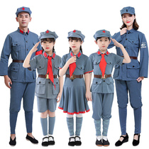 Red Army costumes for children Little Red Army adults New Fourth Army clothes Eighth Route Army adult stage drama chorus men and women