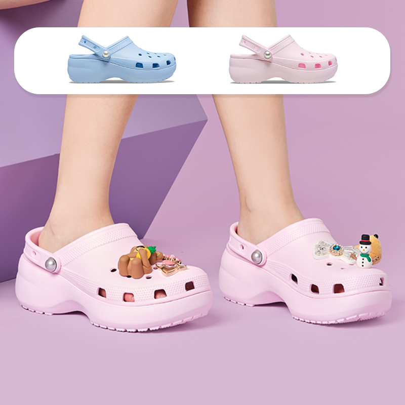 Crocs 25Th Spring New Classic Pearl Cloud Clogs Outdoor Beach Sandals 211231