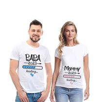 2023 New Cute Dad Mom Baby Printed Couple Maternity T-Shir