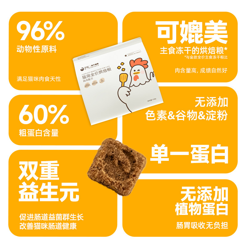 金故肉肉方烘焙粮猫粮囤货套餐:猫咪的美味盛宴,铲屎官的省心之选!-猫全价风干-淘宝好物网