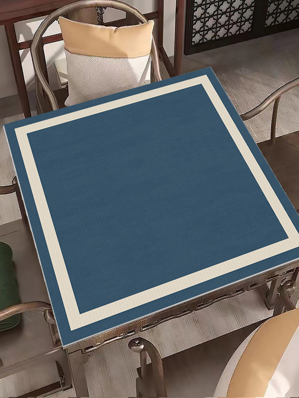 Mahjong Table Cloth Mat for Home Use, Hand-Woven, Square Tabletop, Thickened, Noise-Reducing, Poker Table Surface, Silent Blanket