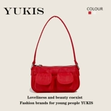 Брендовая дизайнерская сумка через плечо, нейлоновая сумка на одно плечо, сумка подмышку, Южная Корея, тренд сезона