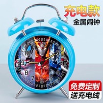 Creative childrens Cerodiga alarm clock metal ringing silent walking time luminous wake-up self-discipline learning artifact
