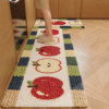 Special kitchen floor mats are stain-resistant and wear-resistant, water-absorbent and quick-drying, imitation linen woven non-slip floor mats, thick and wear-resistant