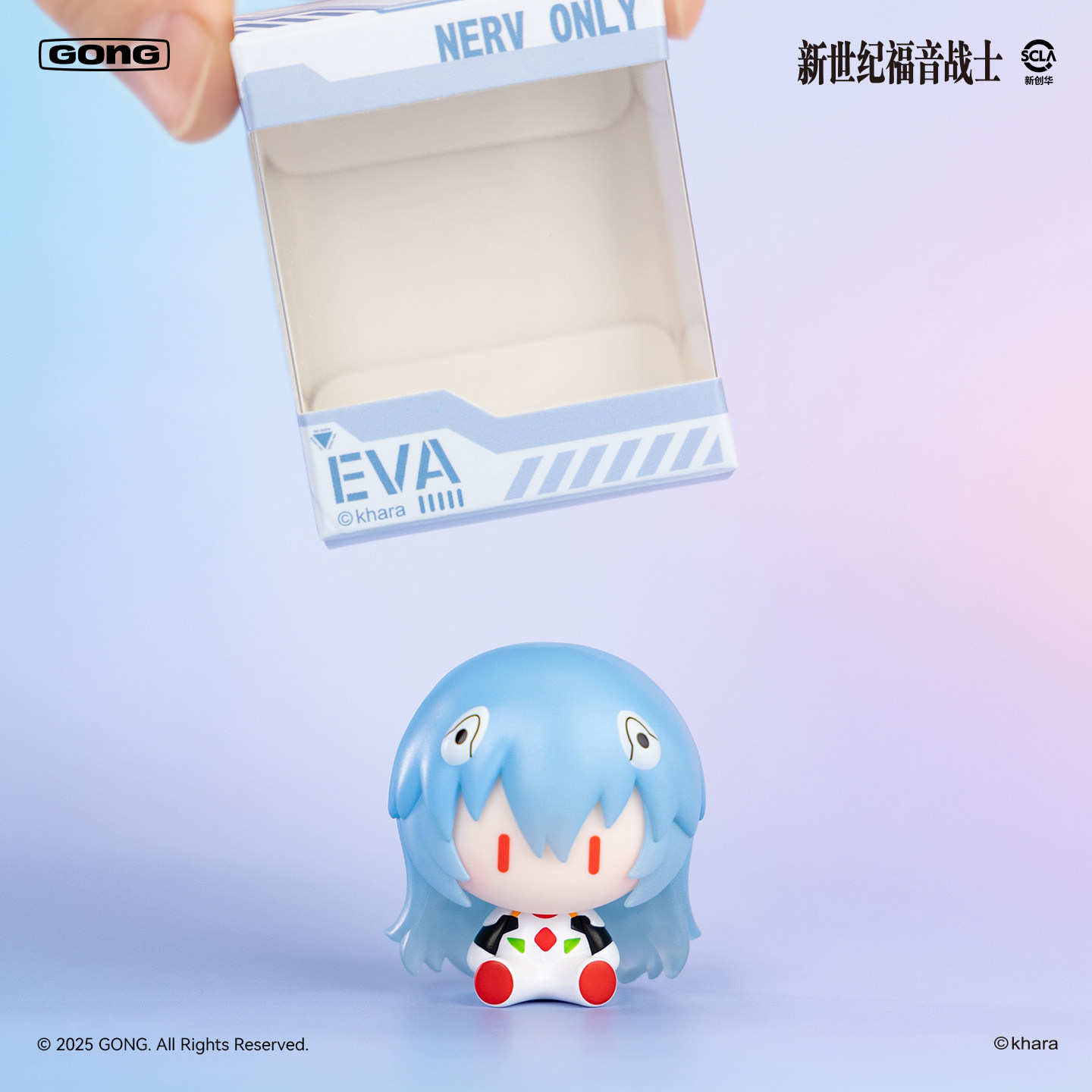 Resonance Gong Eva Neon Genesis Evangelion Ultra Mini Figure Blind Box Fridge Magnet Ornament Mini Figure