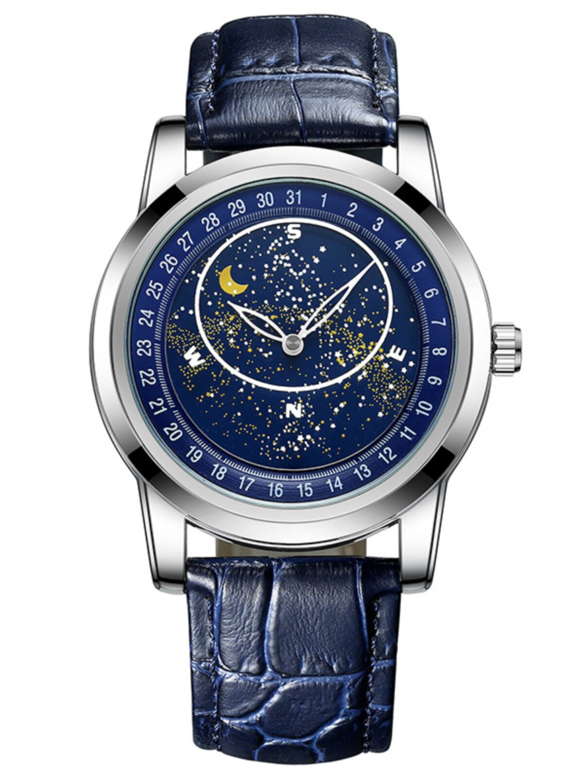 Brand Rotation All Sky Star Mechanical Fully Automatic Waterproof Glow Sport Trend Men's Watch_voghion.com