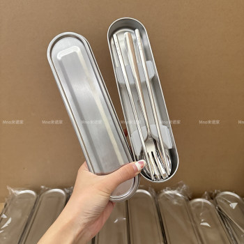 304 stainless steel spoon set portable tableware