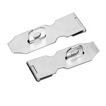 Xiesheng door buckle hanging stainless steel hasp door lock catch 2 5 inches 65mm 2 pieces minimum order 10 pieces