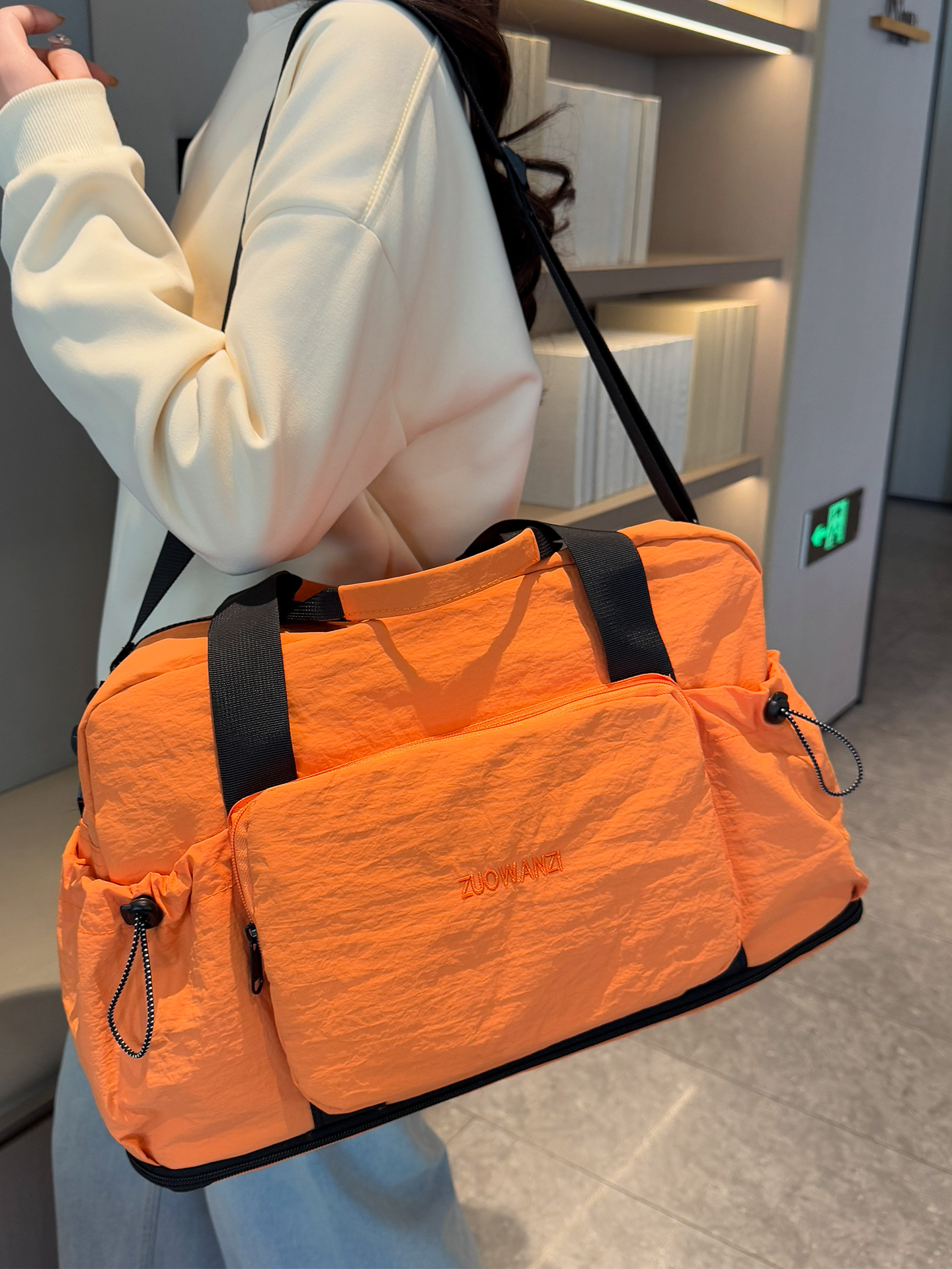 Short-Distance Travel Bag, Large Capacity, Expandable, Foldable, Trolley Case, Carry-On Bag, Luggage Bag, Budget Airline Essential, Business Trip Bag