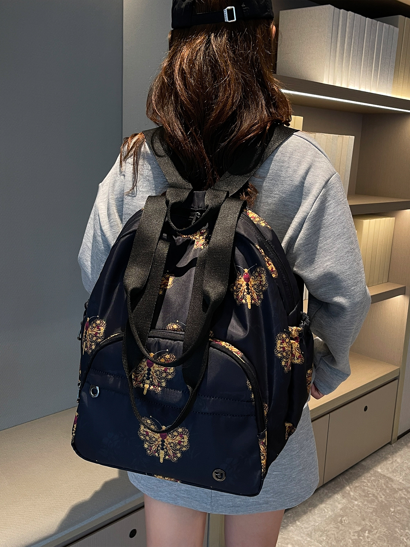 Large Capacity Backpack for Women 2026 New Style Chinese Style Backpack Casual Versatile Travel Bag High-End Commuter Bag