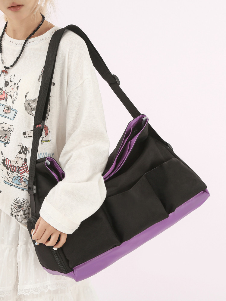 Sports and Fitness Bag, Large Capacity, Men's and Women's Hand-Held Crossbody Bag, Casual Travel Bag, Independent Shoe Compartment, Shoulder Bag, Messenger Bag