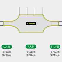 High-end football shooting training target cloth free kick penalty practice shooting net accuracy target cloth football training