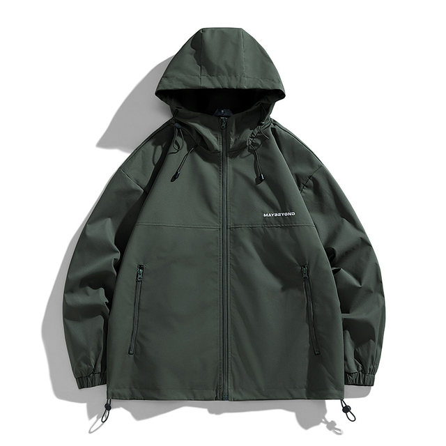 UZ24SS windproof jacket ພາກຮຽນ spring ແລະດູໃບໄມ້ລົ່ນວ່າງເຮັດວຽກ jacket ຄູ່ຜົວເມຍ versatile ເປືອກຫຸ້ມນອກ