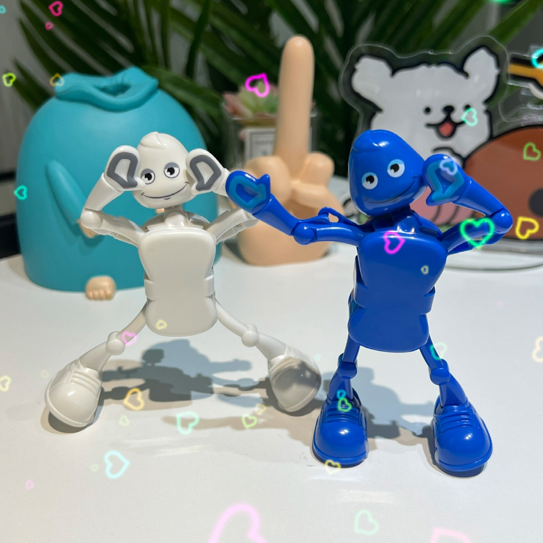 Dance Dancing Robot Fun Expression Pack Twist Waist Swing Creative Clockwork Robot Children Puzzle Toys-Taobao