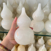 Natural jade Ruyi gourd ornaments to attract wealth living room home office entrance hall decoration housewarming crafts and gifts
