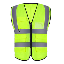 Reflective clothing reflective safety vest waistcoat construction ring guard for traffic riding jacket custom worksite waistcoat