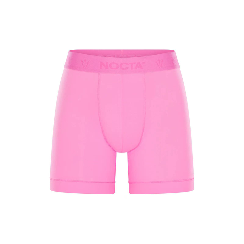 Nocta Men's Drake Collaboration Fashionable Comfortable Sports Quick-Drying Boxer Briefs Four-Corner Knit Pink Elastic Thin Nocta Men's Drake Collaboration Fashionable Comfortable Sports Quick-Drying Boxer Briefs Four-Corner Knit Pink Elastic Thin