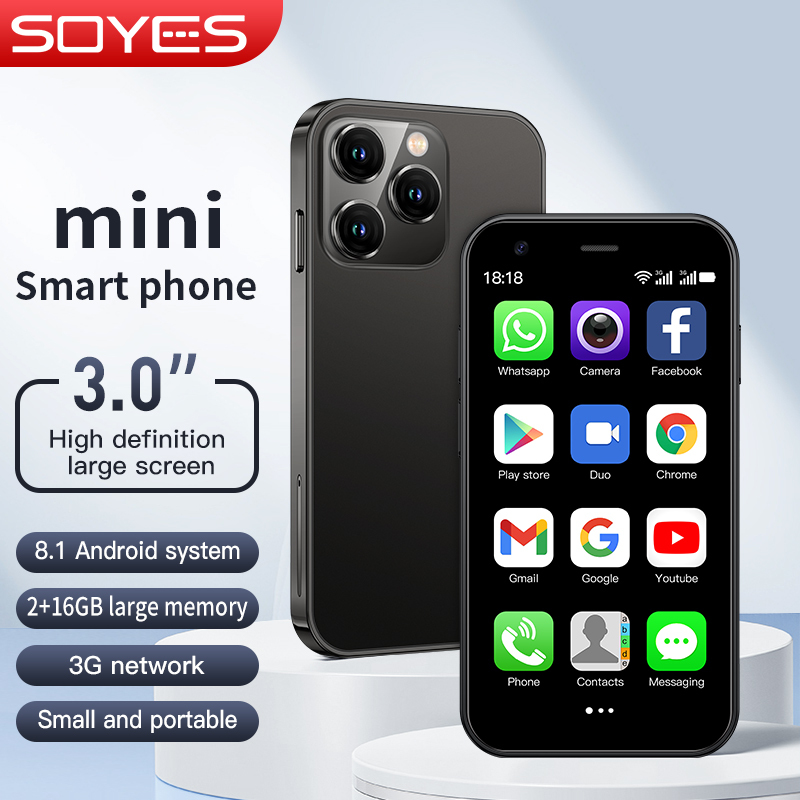Exported Suoye Xs15 New Mini Smartphone Android Popular among Internet Celebrities for Male and Female Students Ultra-Small under 100 Yuan Backup Real Phone