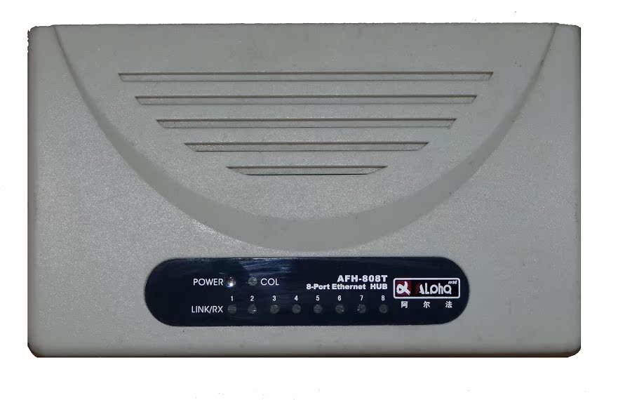 Alpha 8 Port AFH-808T 10M Network Data Capture Hub HUB HUB HUB