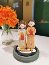 Q version doll custom clay doll ornaments creative gifts best friend wedding gifts custom wedding ornaments
