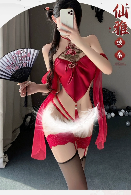 Xu hướng quốc gia cổ phong cách đồ ngủ Đôn Hoàng Flying Girl cosplay đồng phục sexy Hanfu trang phục biểu diễn múa kỳ lạ