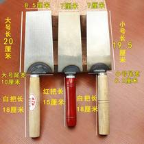 All-steel integrated dish knife ash spoon plastering knife bricklaying knife thickened mud board tiling tool masons trowel trowel