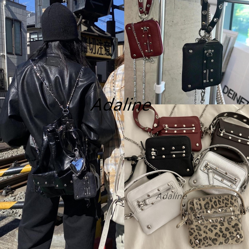 Small Quantity in Stock Deinet 25 Models Motorcycle Rivet Chain Crossbody Handbag Mini Multifunctional Wallet Card Holder Small Quantity in Stock Deinet 25 Models Motorcycle Rivet Chain Crossbody Handbag Mini Multifunctional Wallet Card Holder