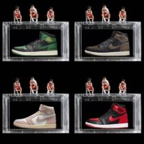 New arrival aj1 high top brown black mocha white purple gradient color mens and womens pink and white university blue green black warm shoes