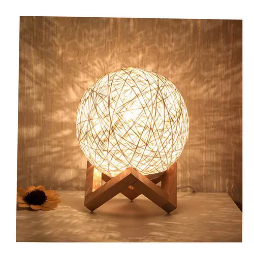 Настольная лампа спальня для спальни прикроватной лампы замолчать маленький ночной свет