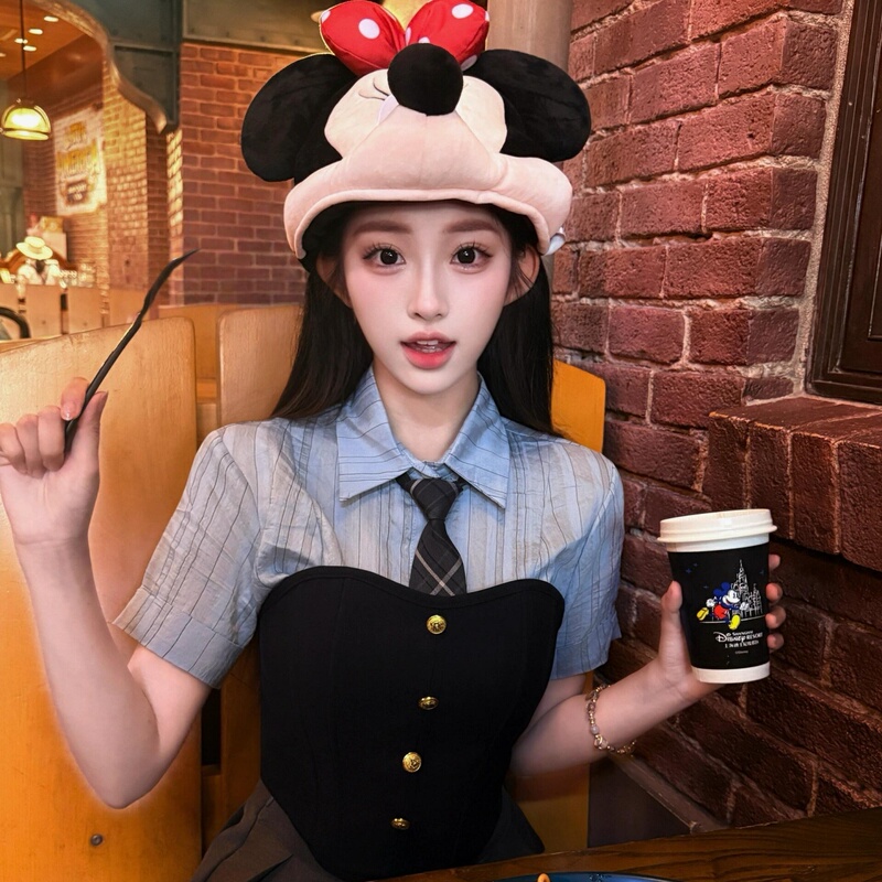 F1 Disney Outfit Judy Rabbit Police Officer Cosplay Costume Korean Style Academy Style Jk Uniform Set Spring and Summer Pleated F1 Disney Outfit Judy Rabbit Police Officer Cosplay Costume Korean Style Academy Style Jk Uniform Set Spring and Summer Pleated