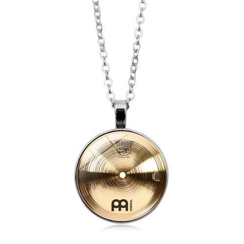 New Dj Drummer Drum Set Time Gem Pendant Necklace for Women Versatile Cross-Border European and American Retro Sweater Chain Jewelry